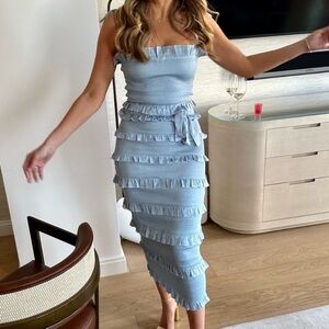 lily midi dress in cashmere blue thesensibleshopaholic on LTK